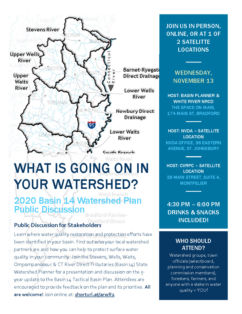 What is Going on in Your Watershed? @ Space on Main | Vermont | United States